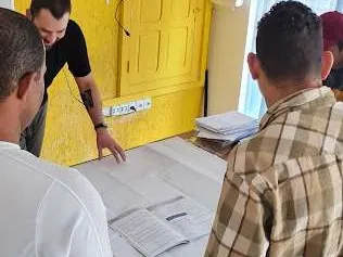 Aula de Leitura de Projetos no Instituto da Construção