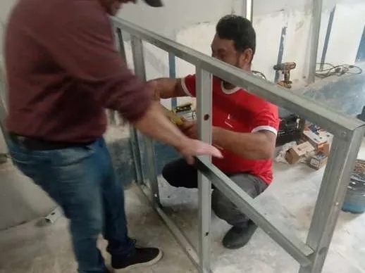 Aula de Steel Frame + NR35 no Instituto da Construção